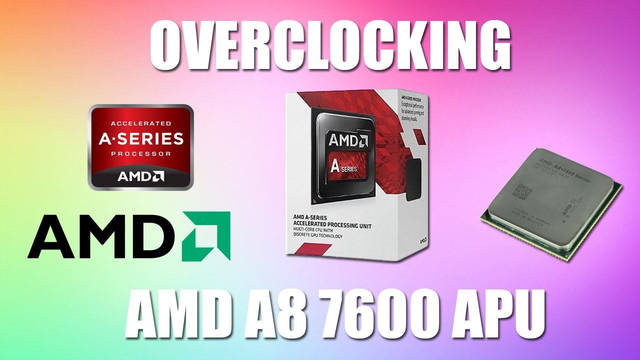 How to OVERCLOCK AMD A8 7600 APU | & OTHER LOCKED AMD CPU/APU