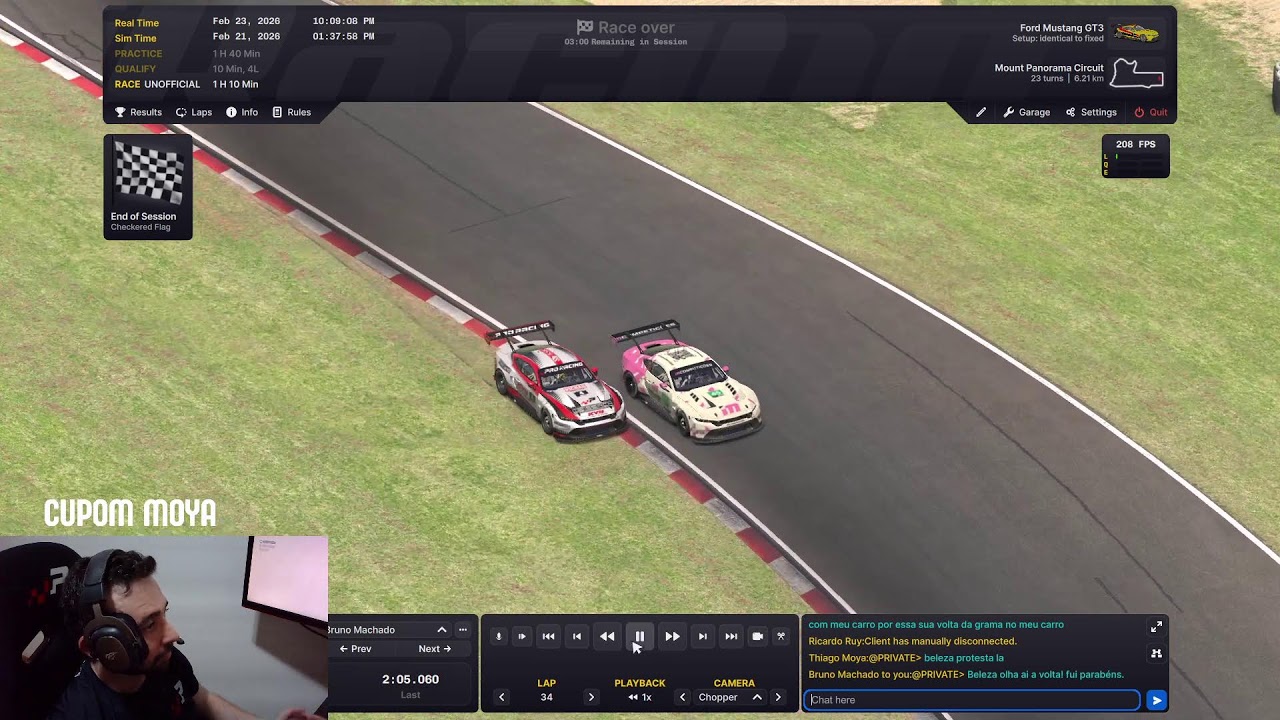 iRacing Stream - Mustang GT3 Fixed - Mount Panorama - TopOne #NOCHAT