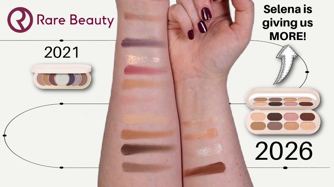 Чем новая палетка Rare Beauty отличается от той, что была выпущена в 2021 году?