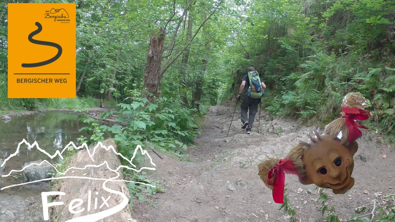 Bergischer Weg 4: 21km von Solingen Widdert nach Altenberg durch das Eifgenbachtal