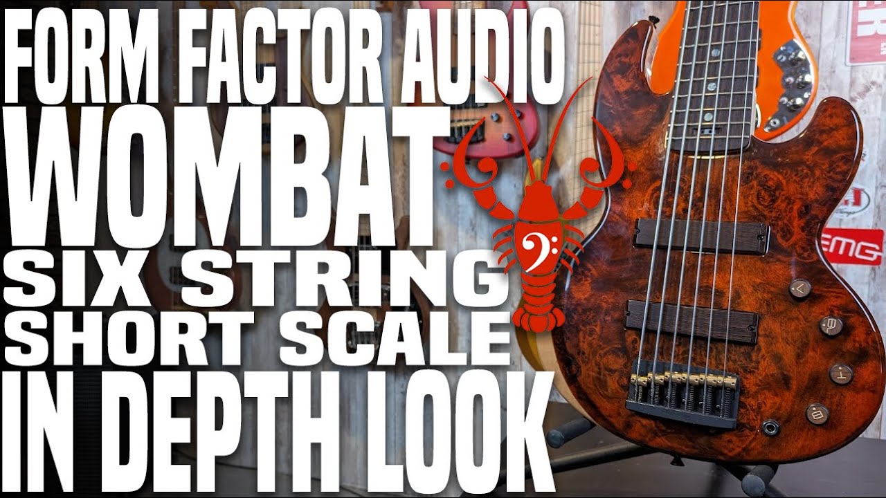 Form Factor Audio Wombat 6 String Short Scale Bass - A Special Shorty - LowEndLobster Fresh Look