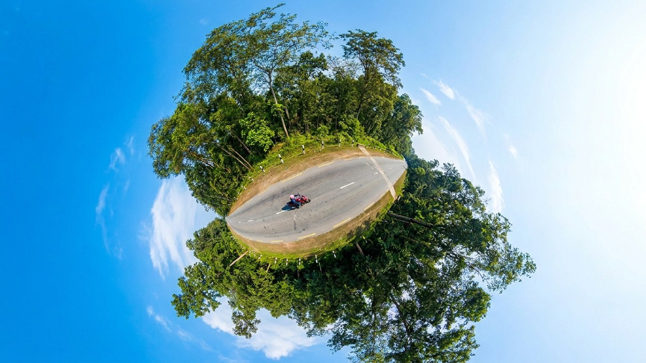 chatara  road 4k 360 view.