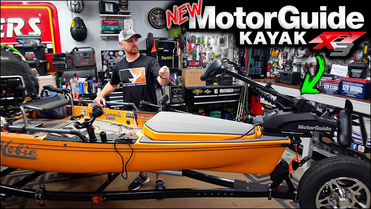 NEW Kayak GPS Trolling Motor Install | Motorguide Xi3 Kayak Edition | DIY 2022