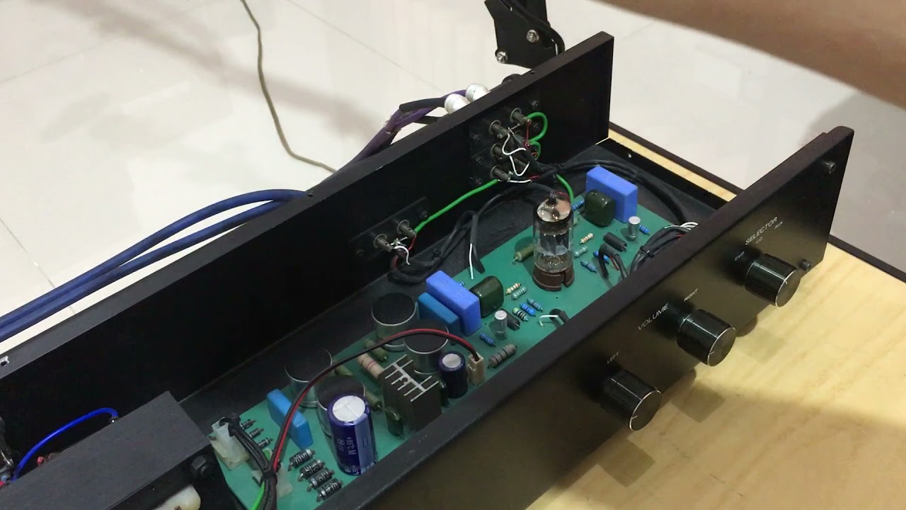 Power amplifier Gainclone + Tube Preamplifier DIY, low budget.