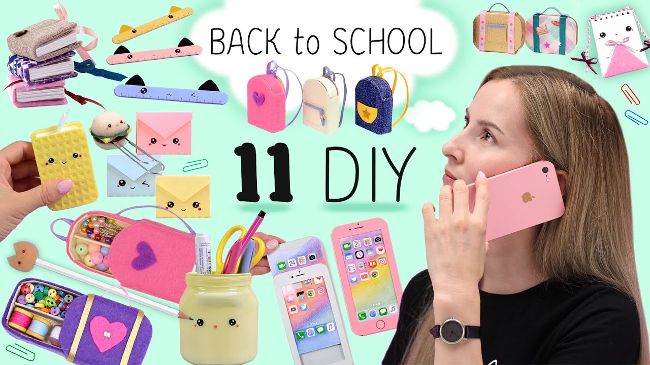 11 Amazing Diy & School Supplies - Back to school 2020
