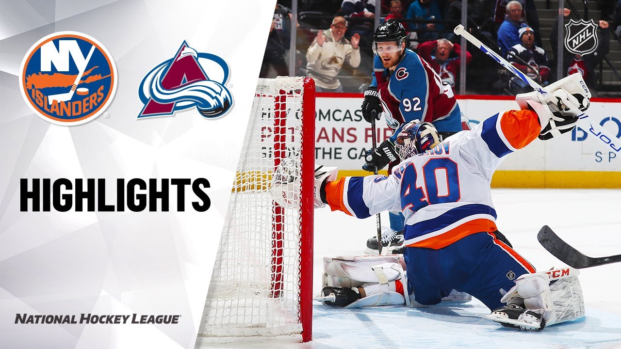NHL Highlights | Islanders @ Avalanche 2/19/20