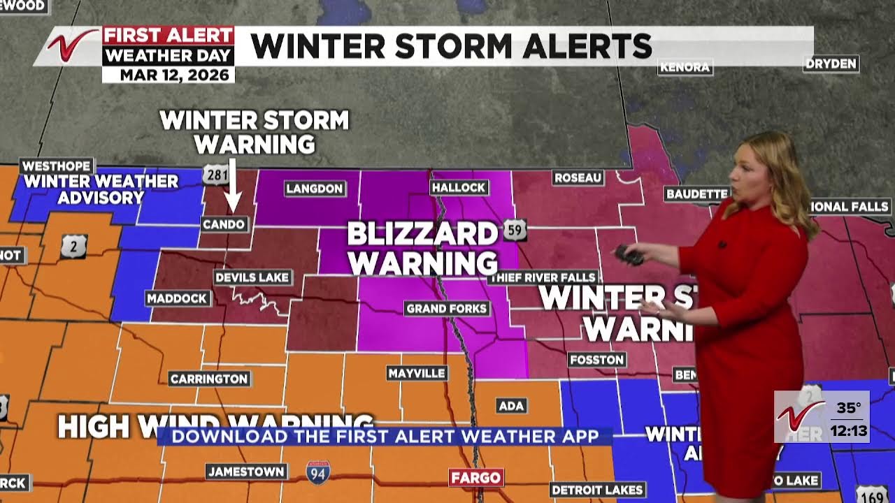 Noon Weather update
