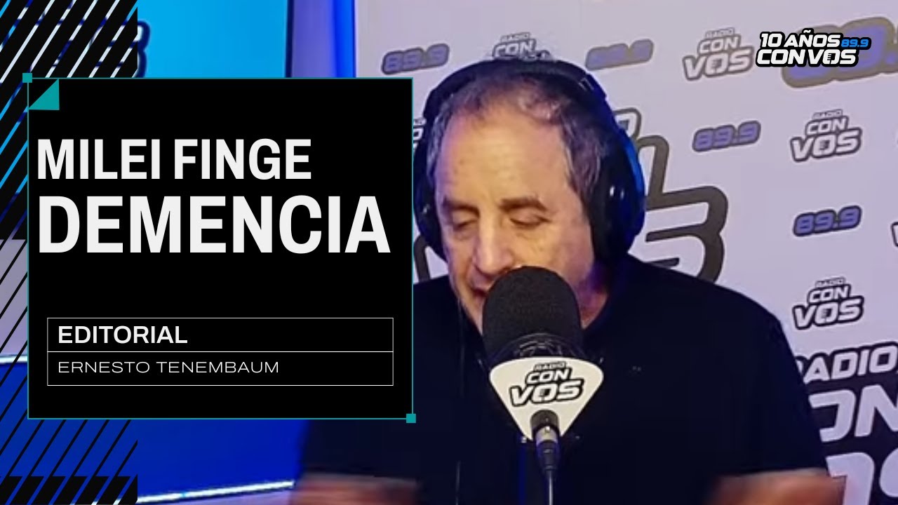 Tenembaum sobre la postura y silencio de Milei frente a los hechos por corrupción.
