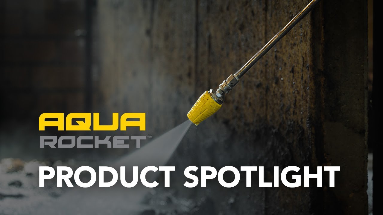 Clean Surfaces 42% Faster | Aqua-Rocket&trade; &ndash; Industrial Cleaning Nozzle
