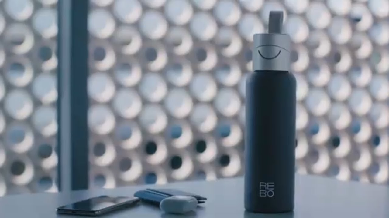 REBO Smart Bottle - You drink-up, we pick-up