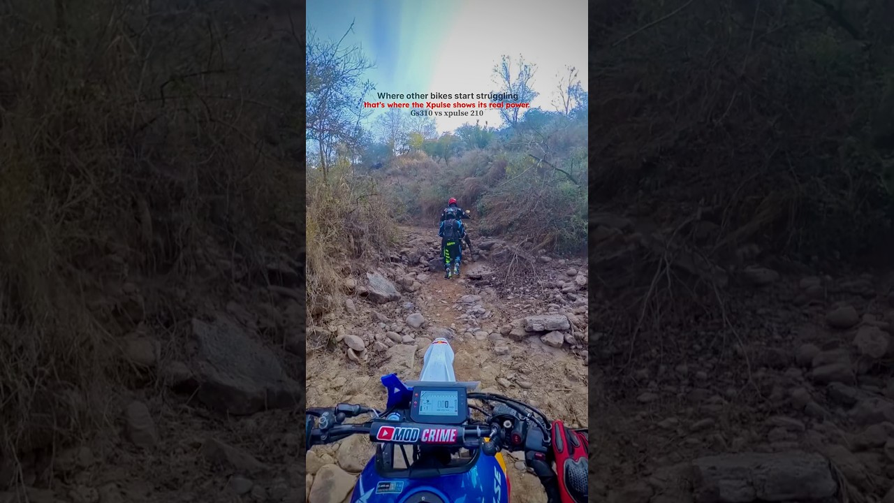 Xpulse vs obstacle #automobile #extremenduro #xpulse200modified #offroad
