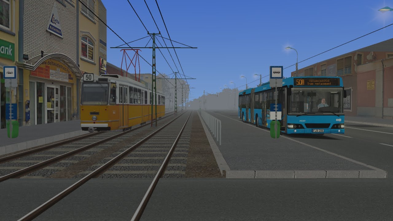 Boldog Karácsonyt! - OMSI 2 - Dél-Pest 5.2 - 50 villamospótló - VOLVO 7700A BKV mód \ FJX-206 \