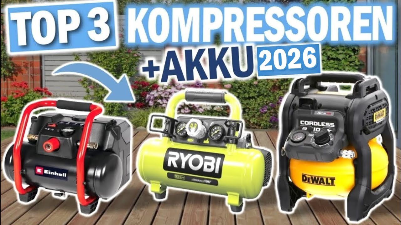 AKKU KOMPRESSOREN 2026: Diese 3 Modelle MUSST du kennen!