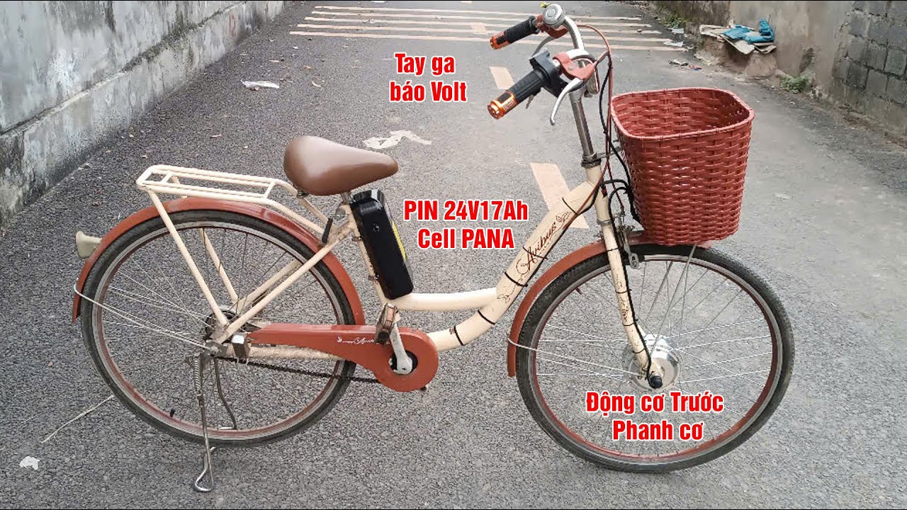 Chuyển đổi xe đạp thường thành xe đạp điện từ A - Z sử dụng động cơ bánh trước | Convert ebike kit