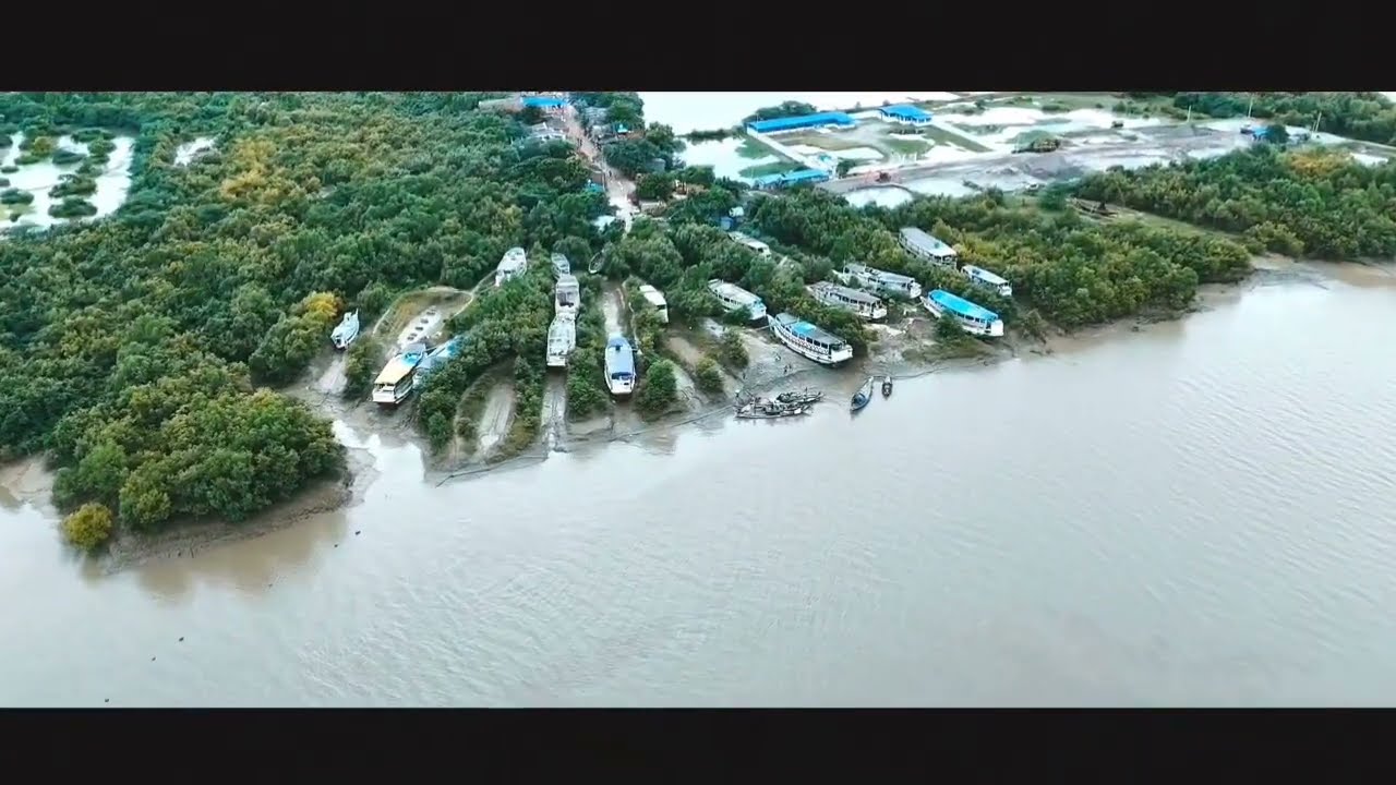 Matla River Drone View | Canning Sundarban Gateway | DJI Air 3S Cinematic