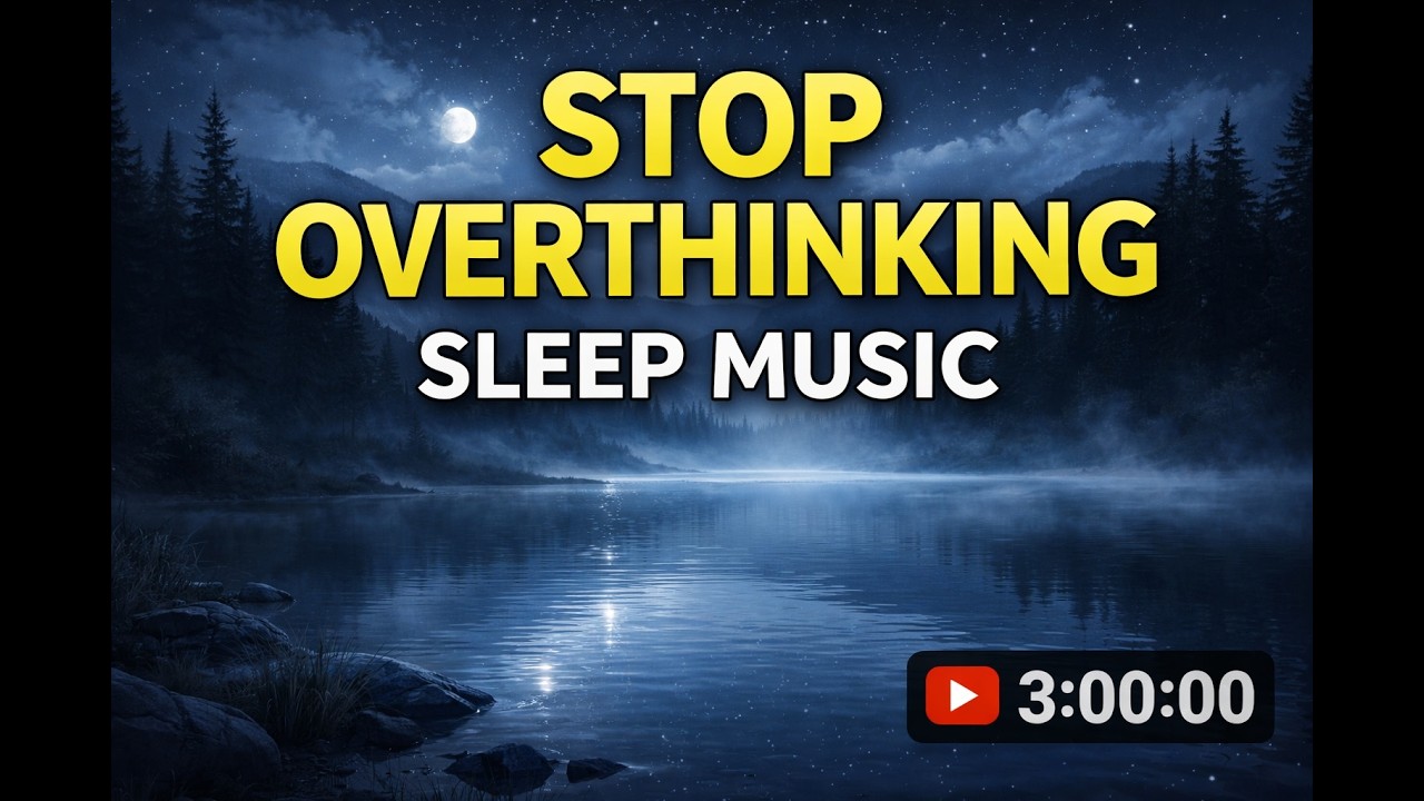 Stop Overthinking Sleep Music – Calm Your Mind Instantly | Deep Sleep Ambient 3 Hours