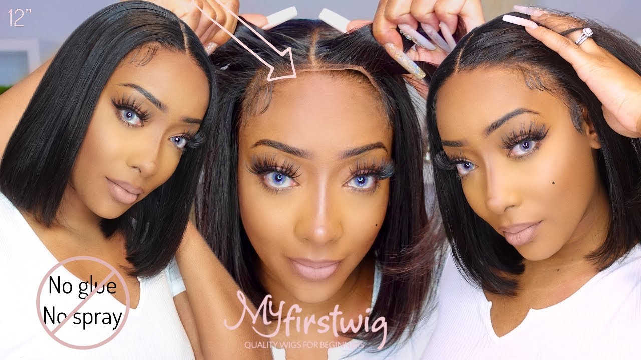 Glueless Real HD 13x6 Bob Wig Install  Save Time & Edges! #lacefrontwig #lacewig #myfirstwig