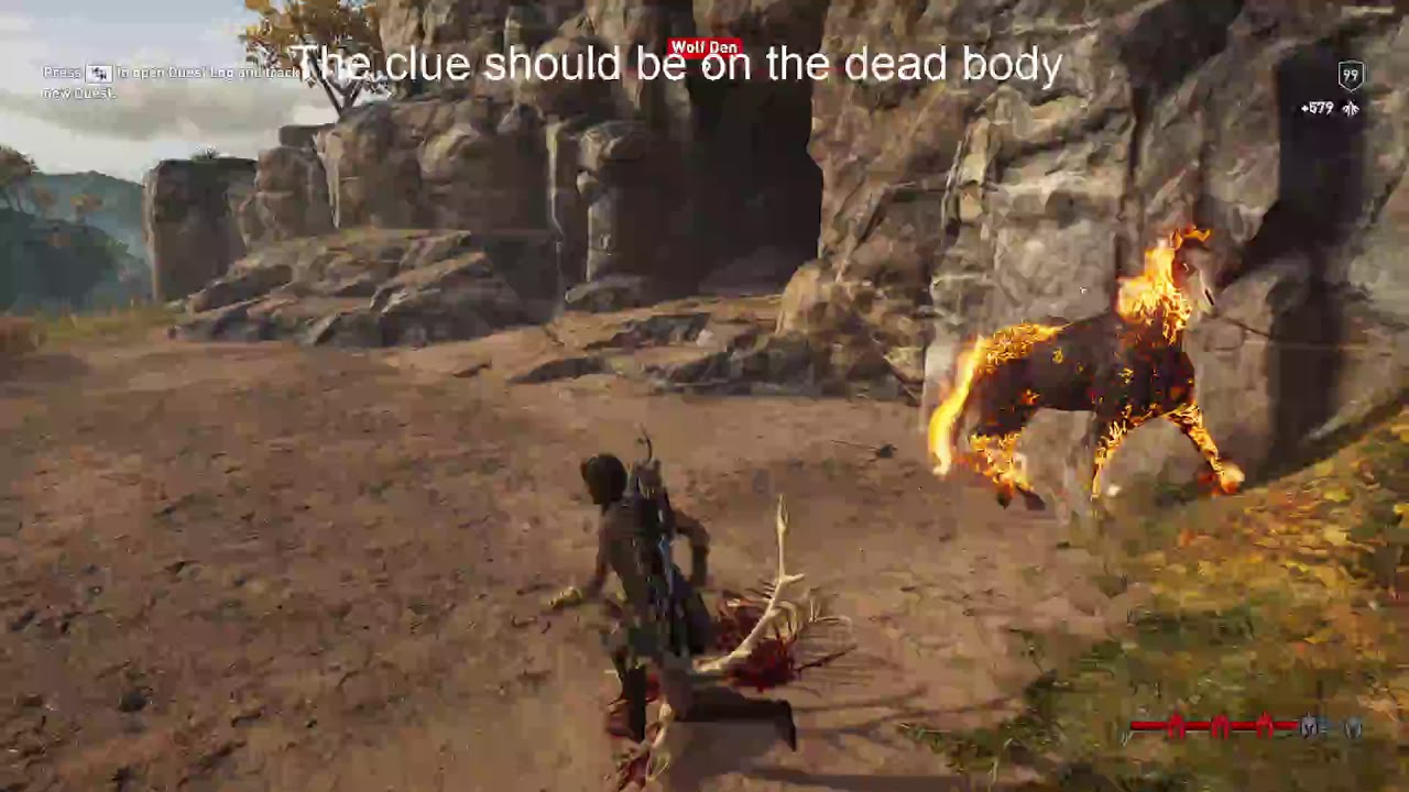 Assassins Creed Odyssey - Cultist Clue Wolf Den in Phokis