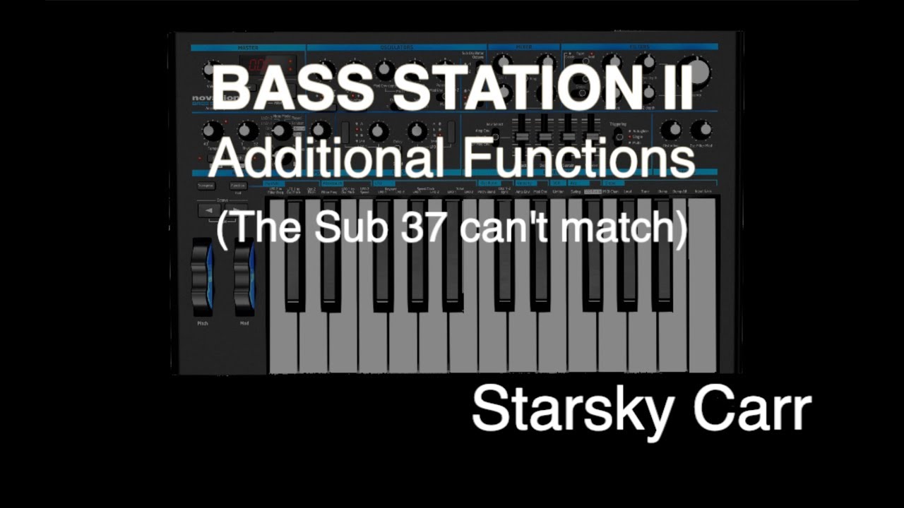 Дополнительные функции Bass Station 2 (Sub 37 не может!)