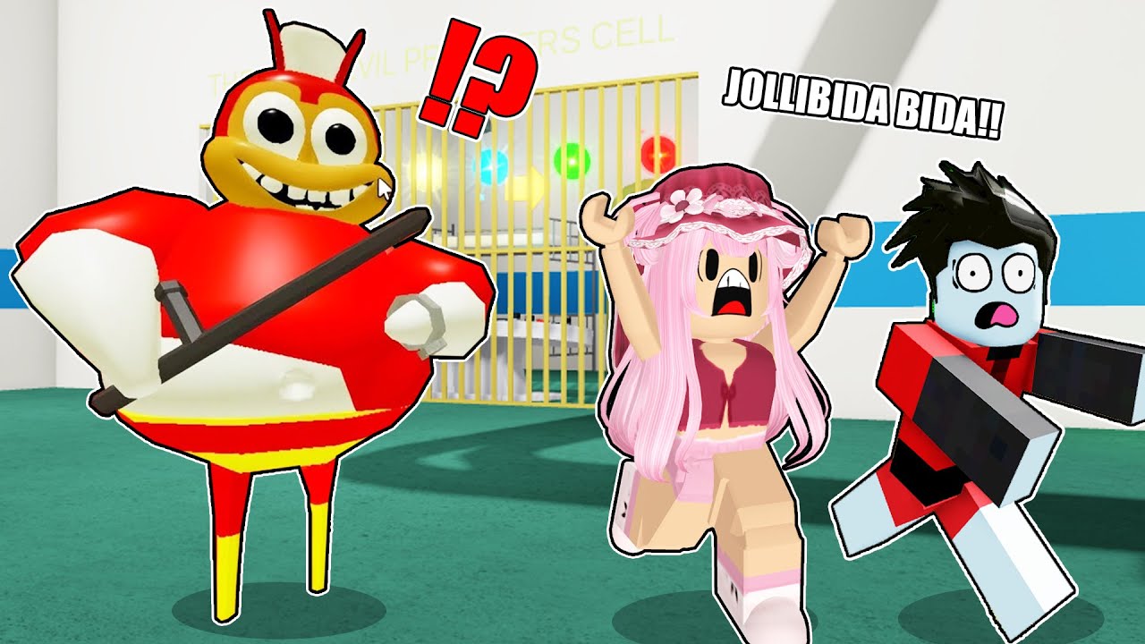 JOLLI BARRY PRISON | Tumakas kami kay JOLLIBIDA BIDA 😂 | Roblox Tagalog