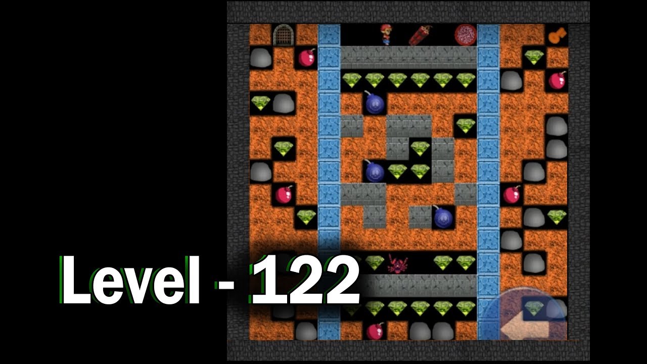 Diamond mine level 122 collected all 30 diamonds