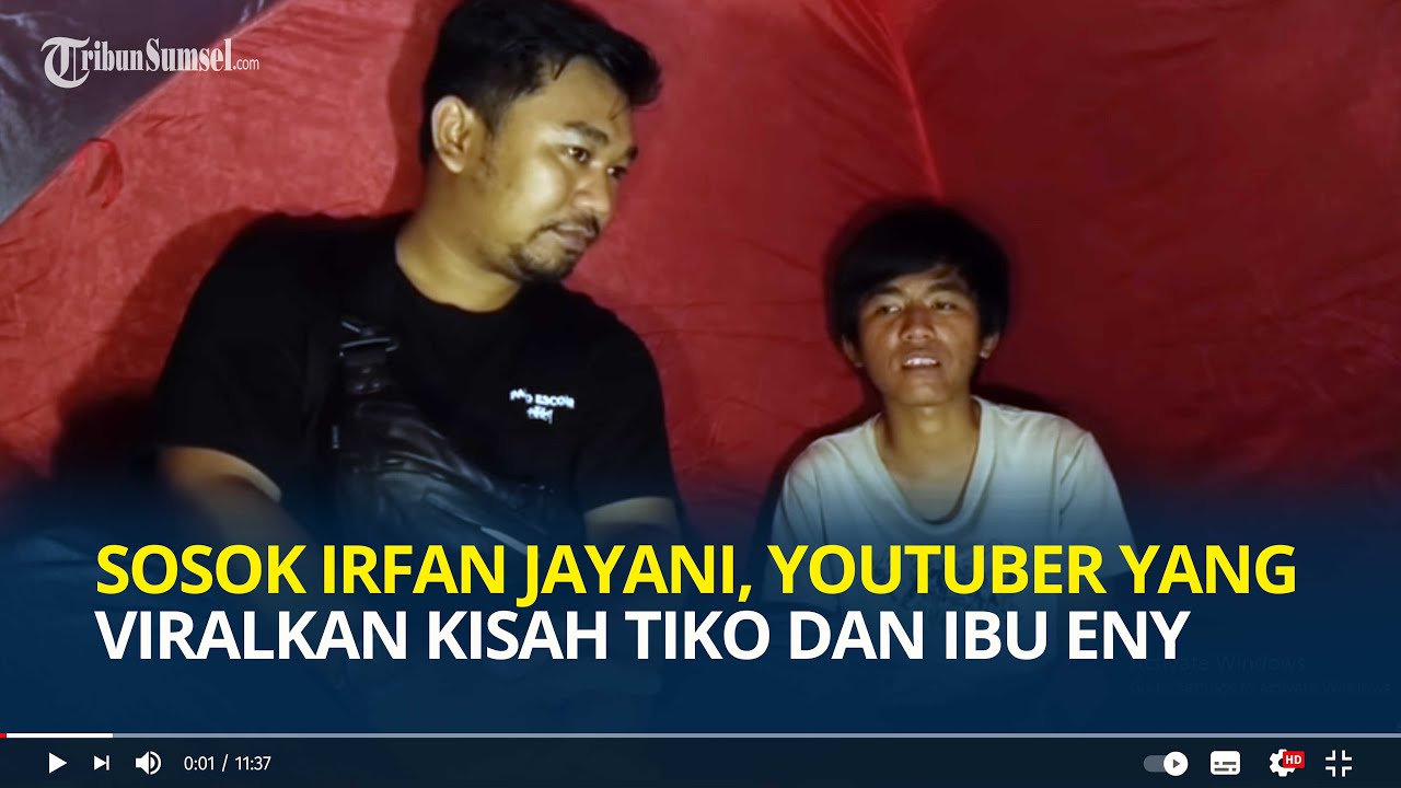 Mengenal Sosok Irfan Jayani, Youtuber yang Viralkan Kisah Tiko dan Ibu Eny, Anggap Adik