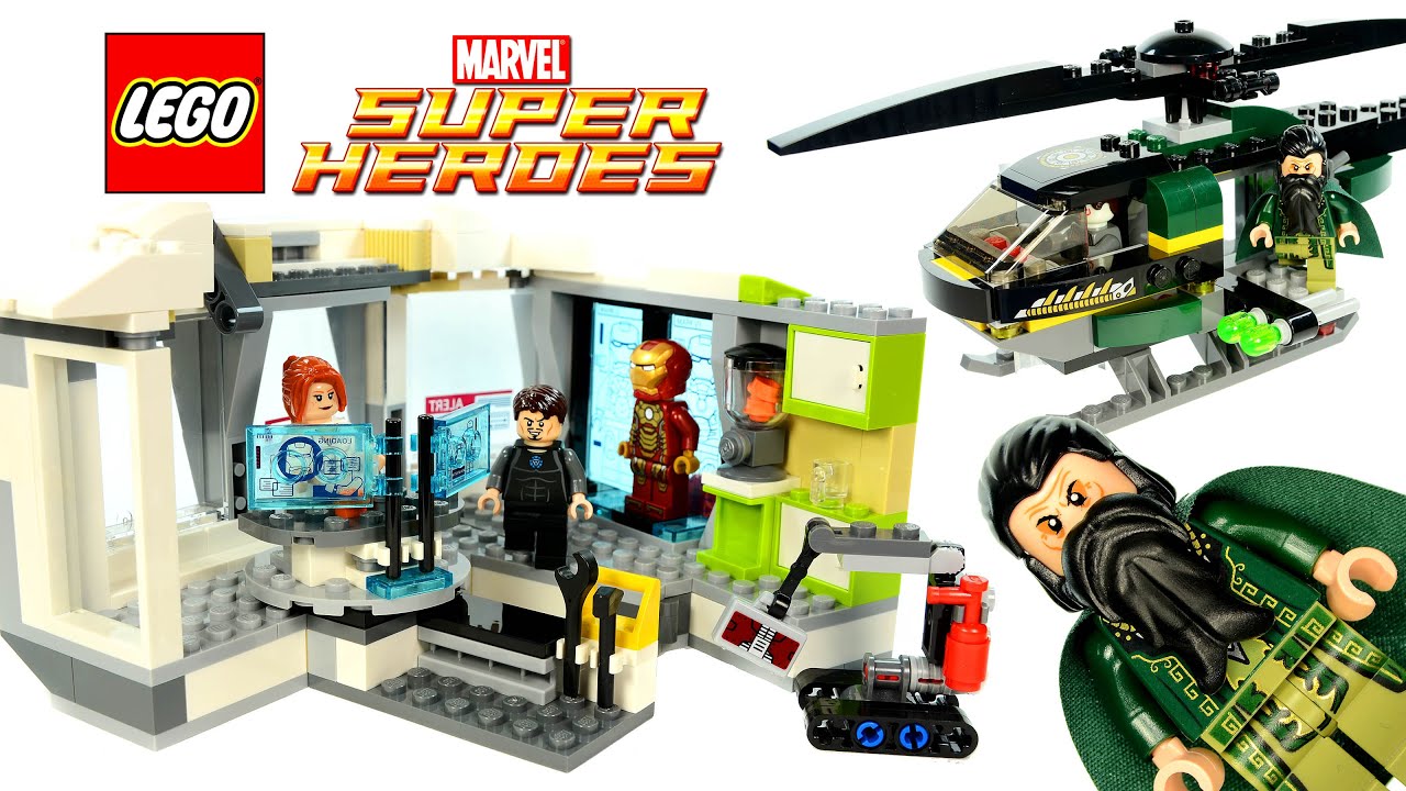 LEGO&reg; Iron Man Malibu Mansion Attack Marvel Super Heroes 76007 w/ Pepper Potts & the Mandarin