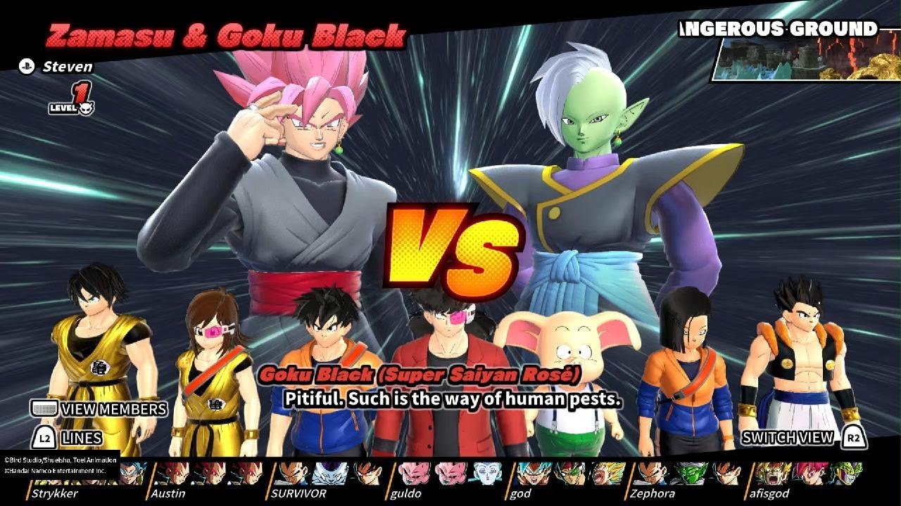 DRAGON BALL: THE BREAKERS Goku Black Gameplay