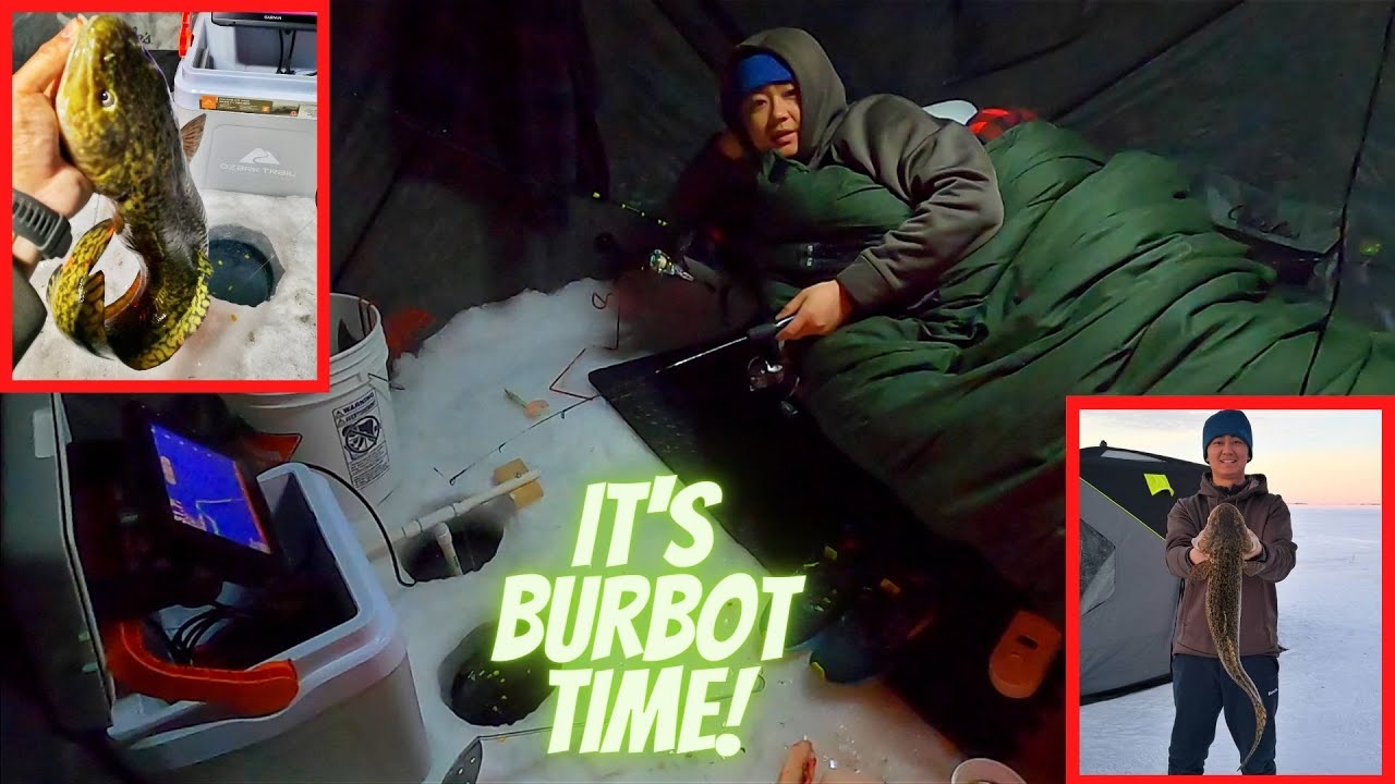 Ice Camping & Catching Burbots Overnight on Lake Diefenbaker Saskatchewan