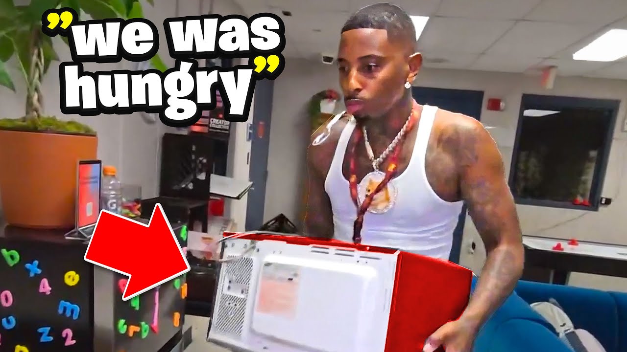 FunnyMike Snuck Out During Lockdown and STOLE the Only Microwave on the Streamer University Campus!😳