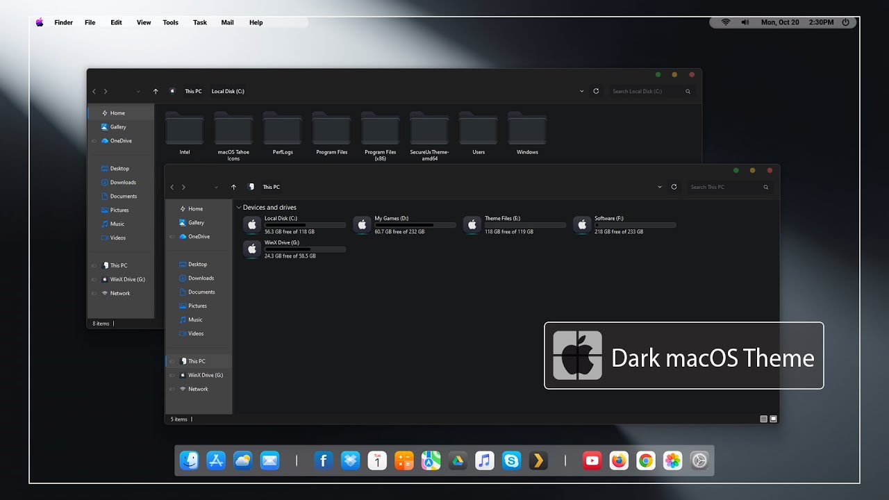 This Dark macOS Theme Made My Windows 11 Look INSANE!
