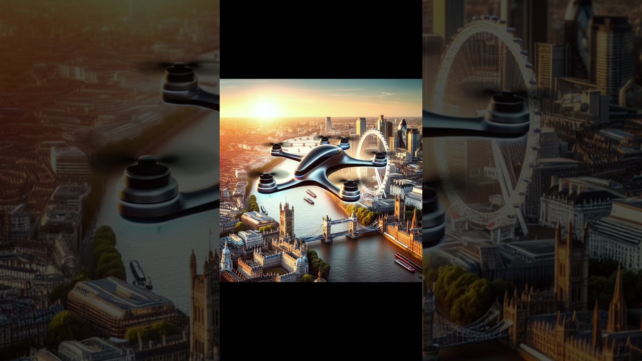 dronetaxi london #ai #drone #london #future #technology