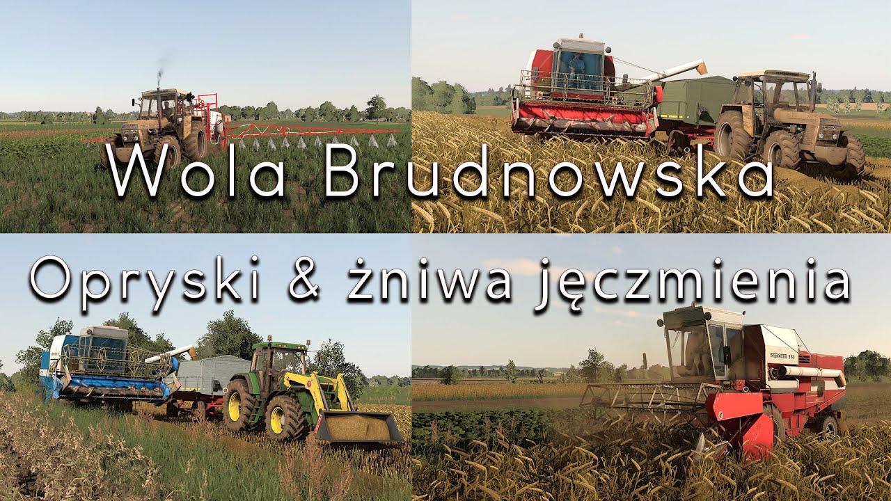 Opryski & zbiór jęczmienia | Zakup 2 kombajnu | Wola Brudnowska #2