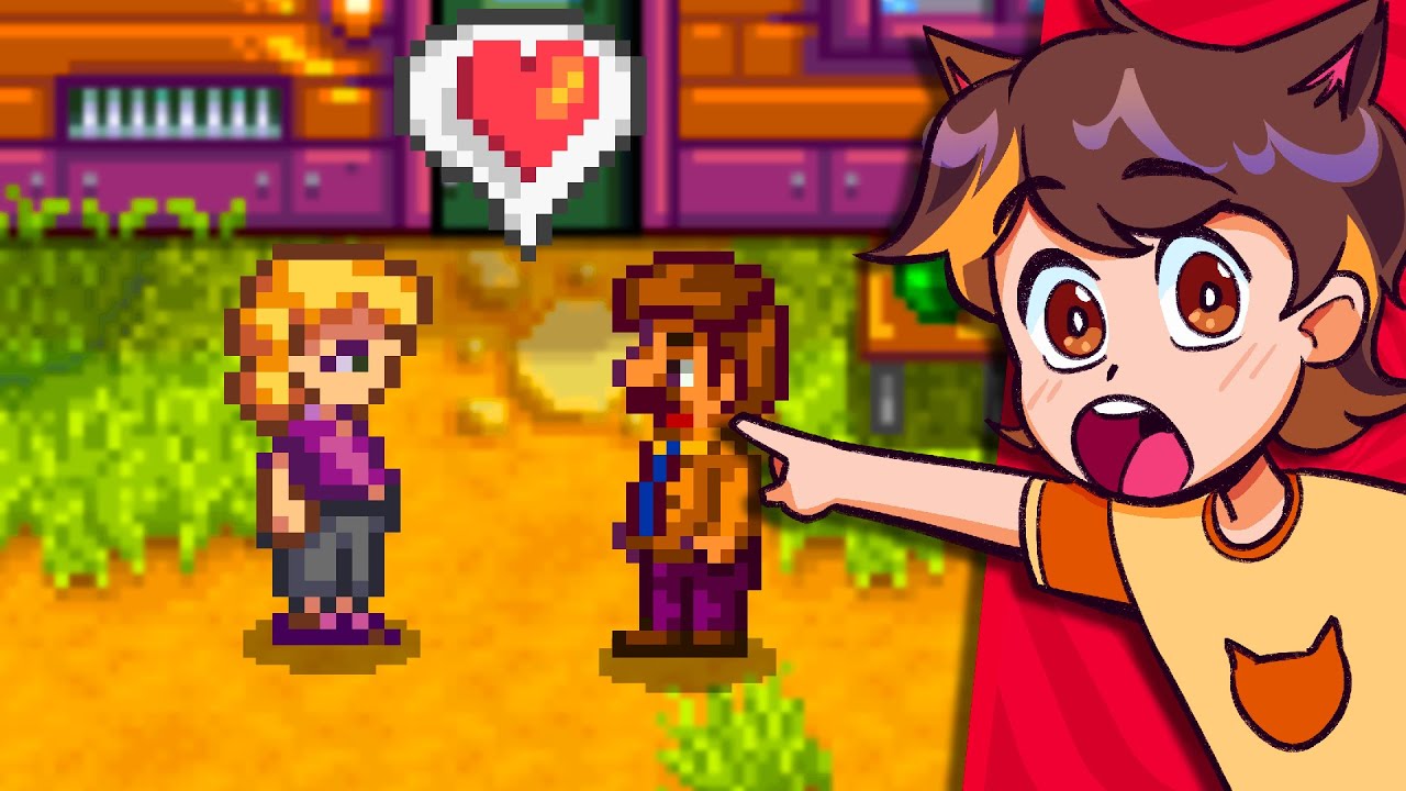 Nino Plays The Stardew Mod Where Pam Marries Gus.