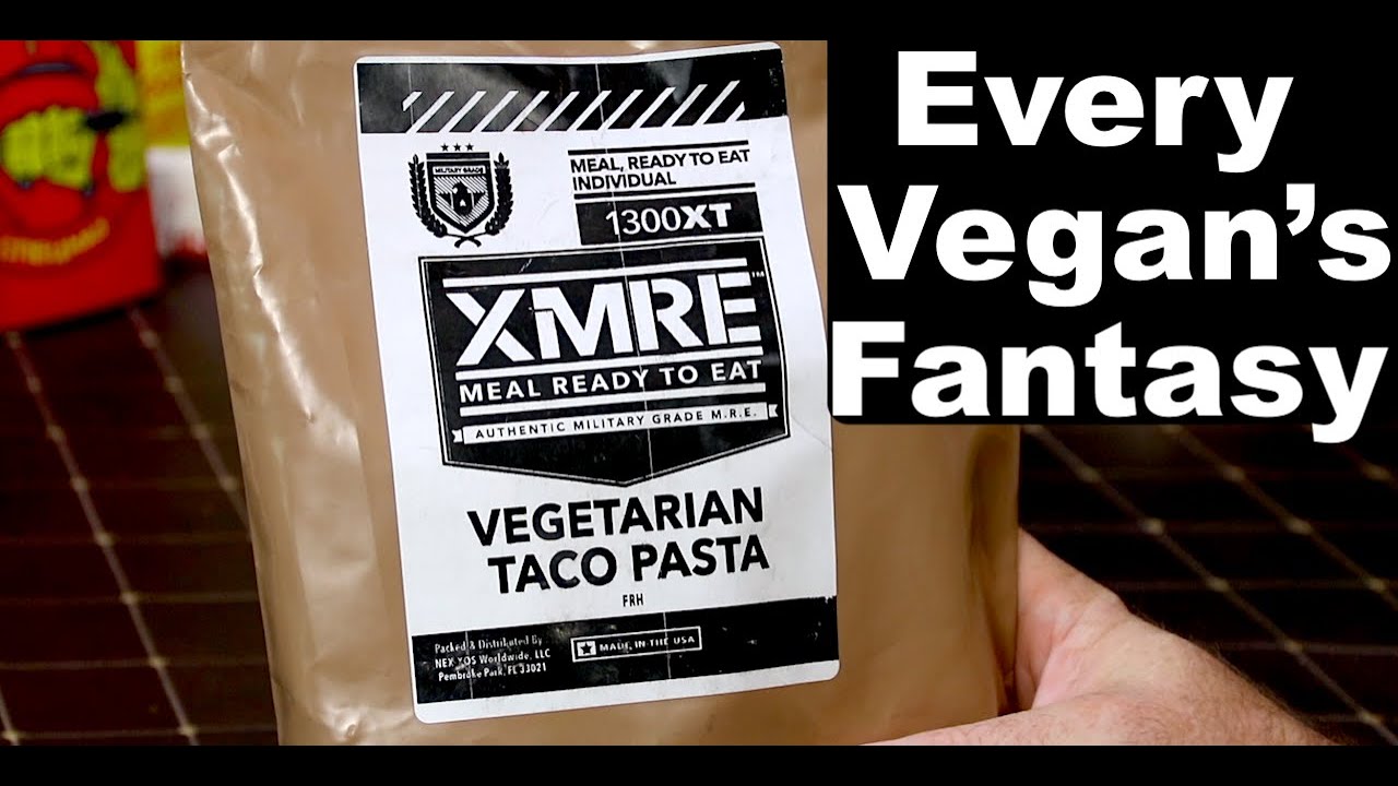 MRE REVIEW The BEST VEGETARIAN VEGAN MRE FOR 2021 XMRE 1300xt