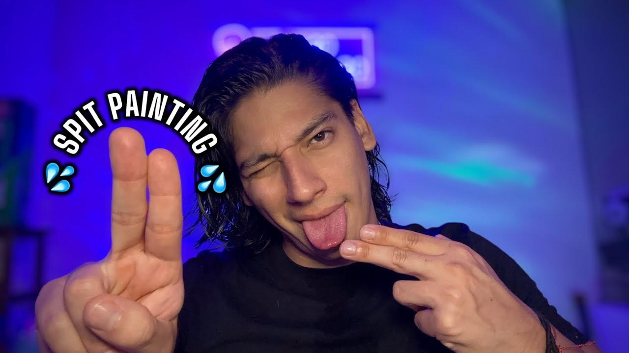 ASMR | SPIT PAINTING para relajarte 😴