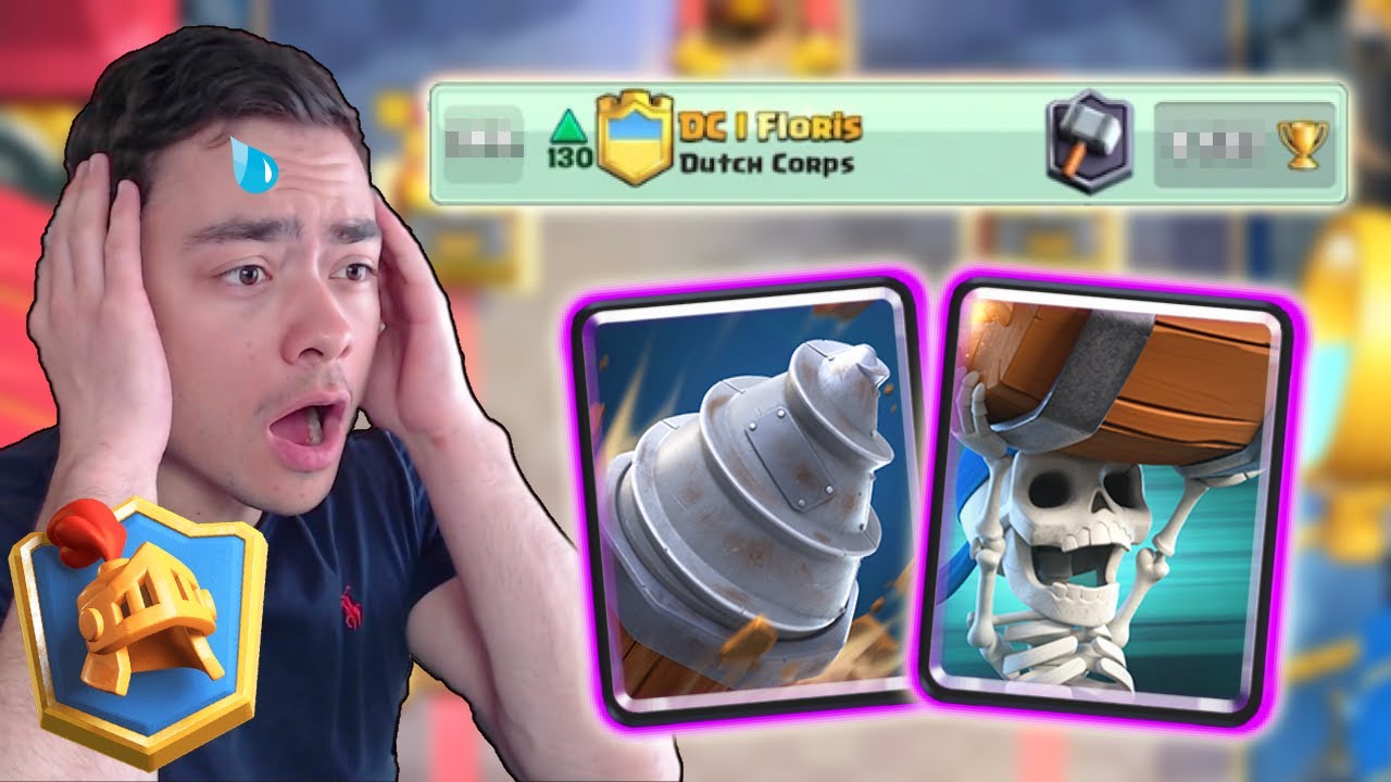 HOOG PUSHEN MET GOBLIN DRILL OP CLASH ROYALE!!