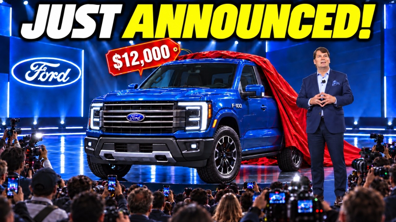 Ford CEO Reveals ALL NEW $12,000 Pickup Truck & SHOCKS The Entire Car Industry!