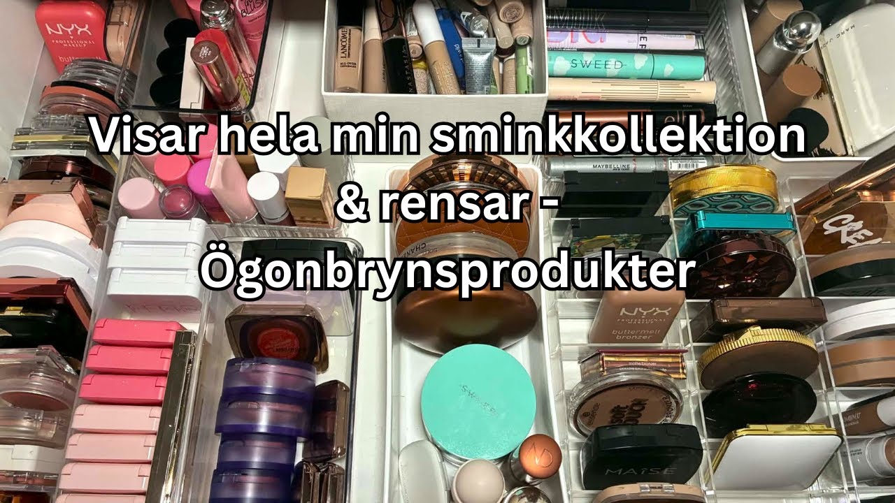 RENSAR SMINK: ÖGONBRYNSPRODUKTER