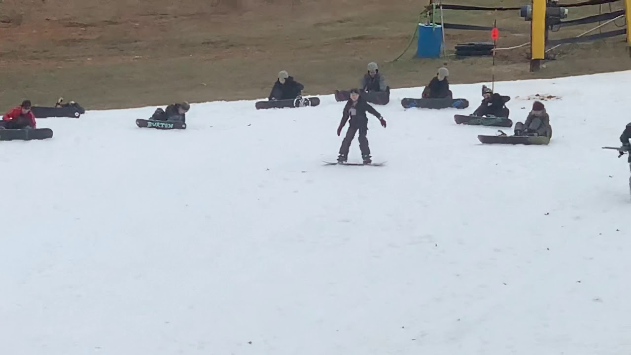 200102 Massanutten Ski Resort - Beginners Steep Practice Slope -1a