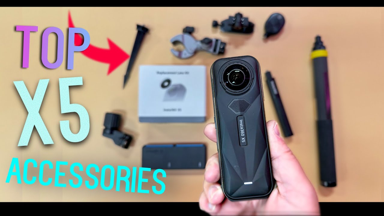 Insta360 X5 best Accessories for Shooting Creative shots!