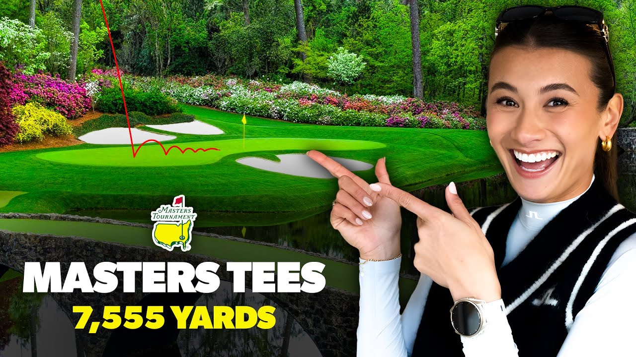 I play Augusta National from THE MASTERS TEE BOX!!