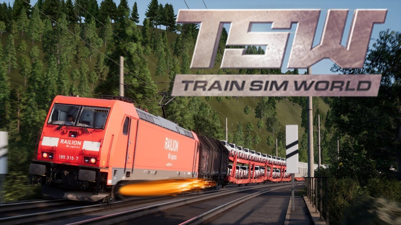 Derailing An Electric Train!  -  DB 185  - Train Sim World
