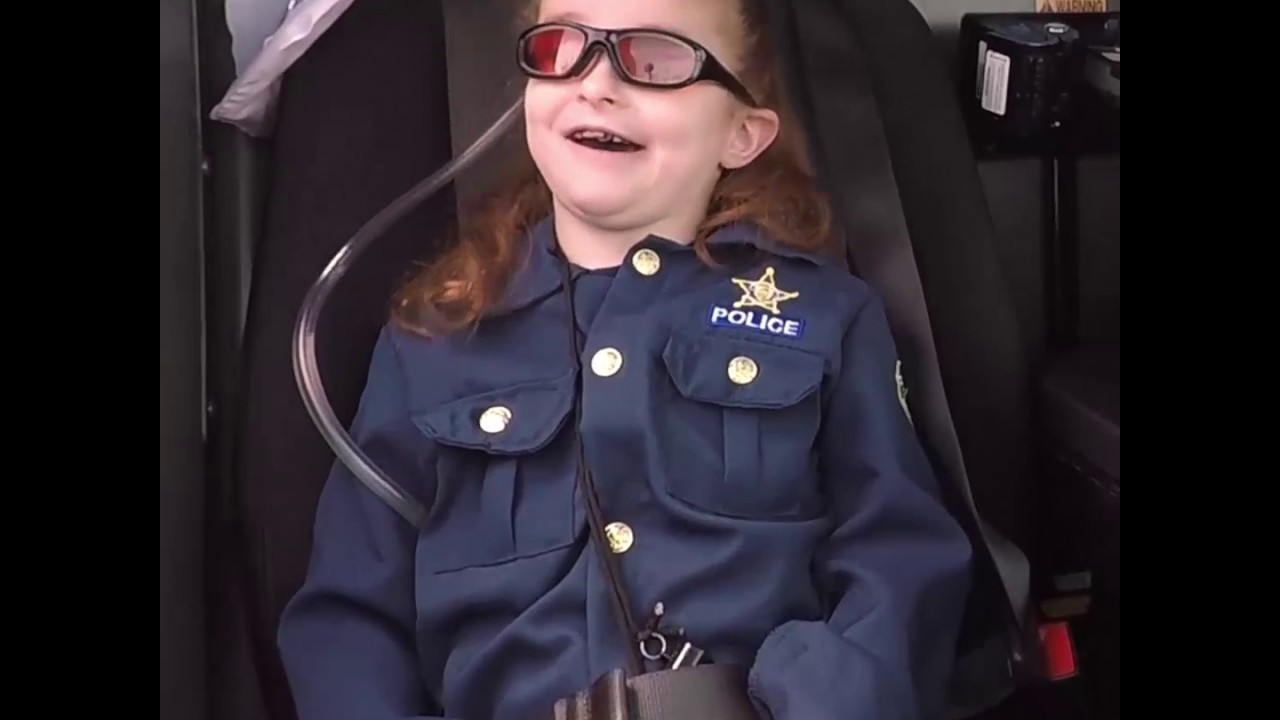 Police grant little girl's dying wish