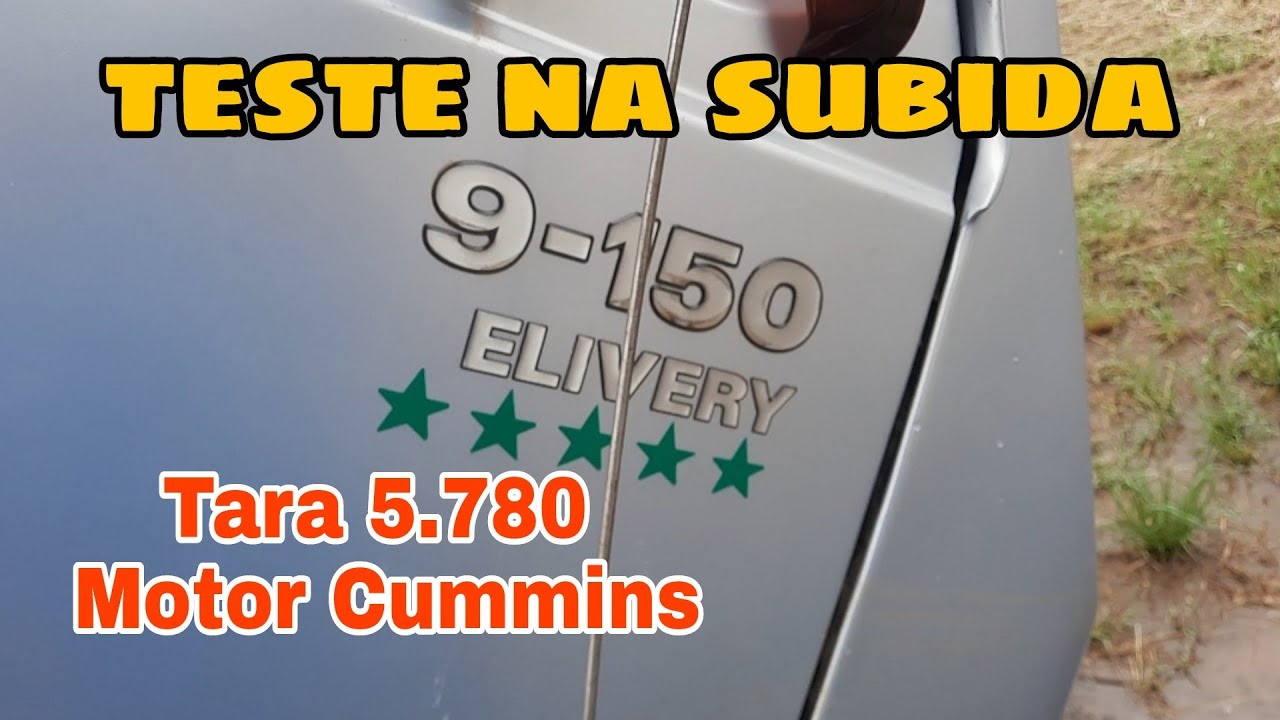 vw 9-150 motor cummins teste pressão na subida