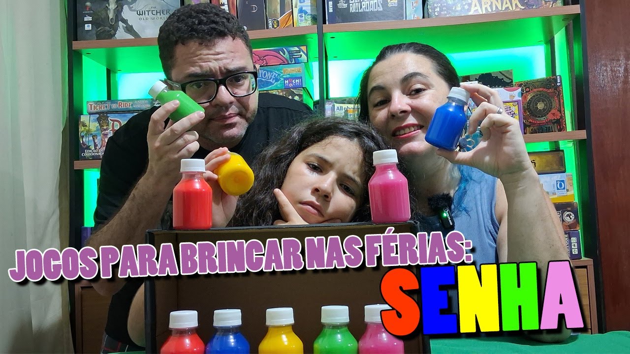 Jogos para brincar nas férias: SENHA
