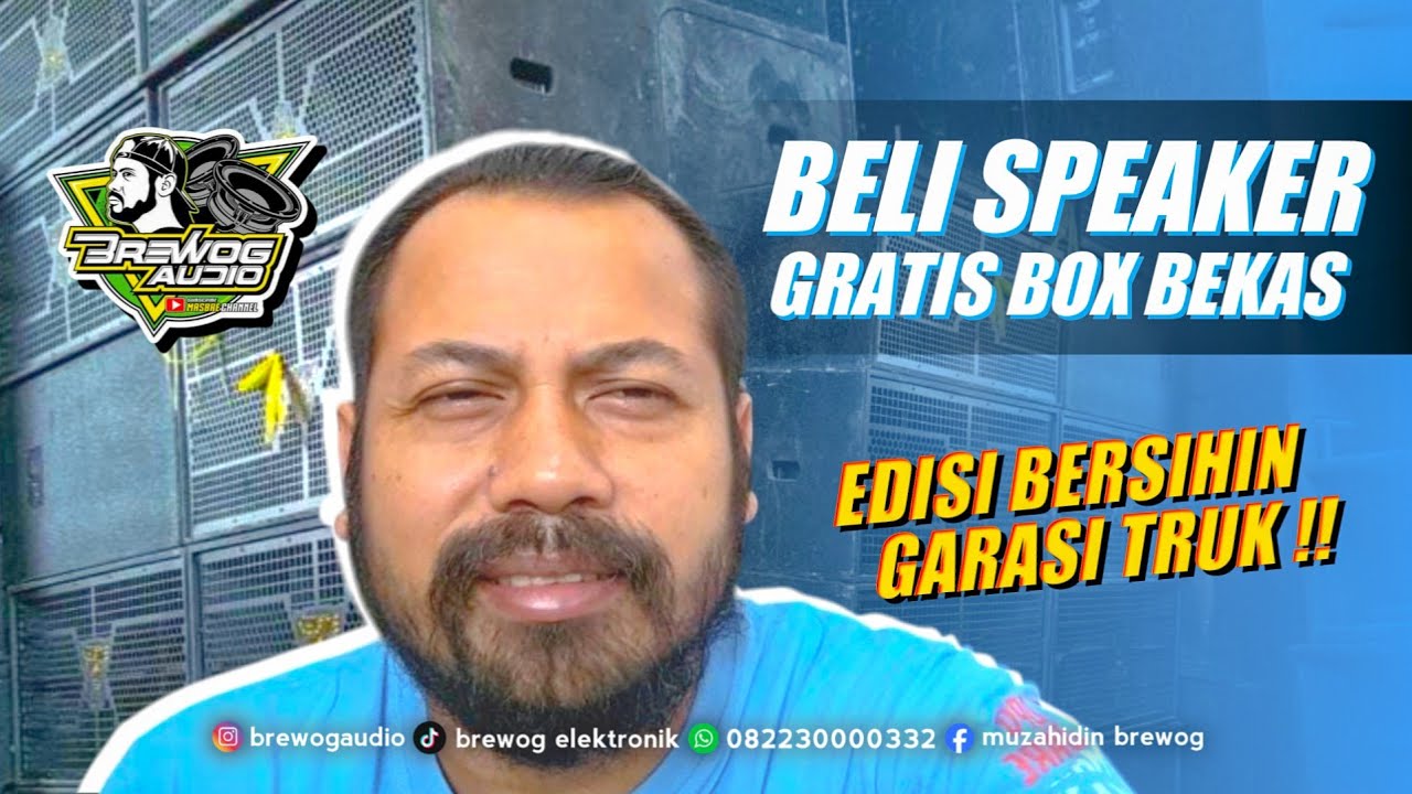 EDISI GILA YA BELI SPEAKER GRATIS BOX BEKAS YANG GAK DI PAKAI LAGI