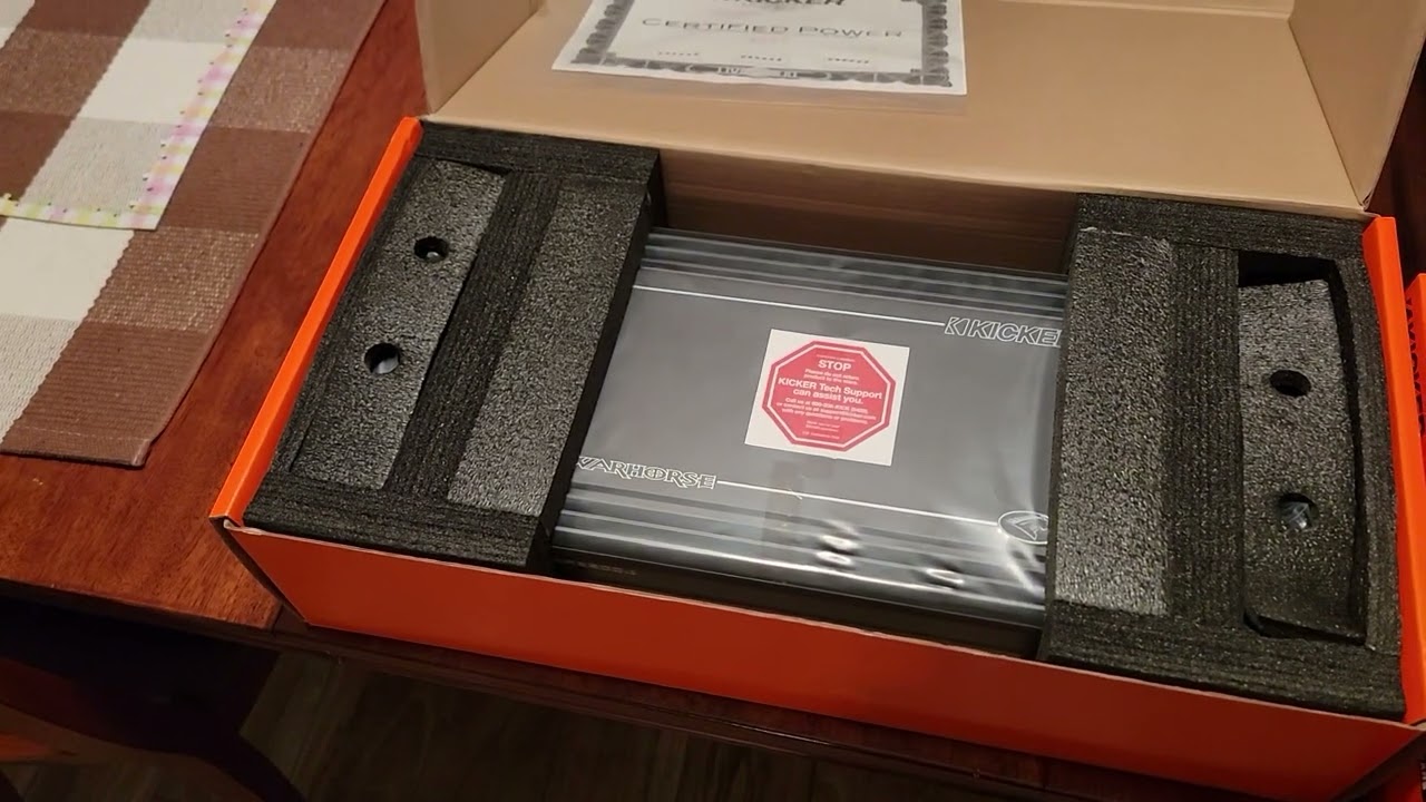 Kicker Warhorse WXA3600.1 Amps