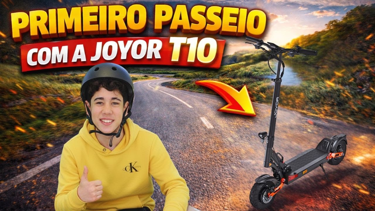 PRIMEIRO PASSEIO da Joyor T10 em ação | Impressões reais