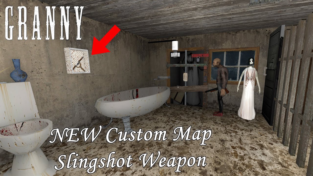 The NEW Custom Map and NEW Slingshot Weapon In Granny Recaptured v1.1.8!